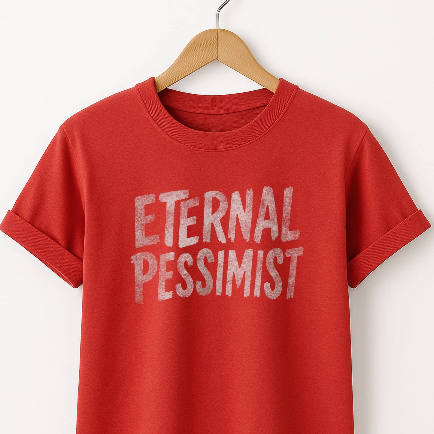 Eternal Pessimist T-Shirt — Dark Humor Graphic Tee