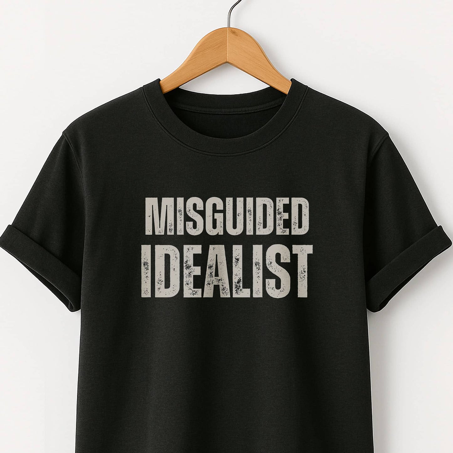 Misguided Idealist T-Shirt - Graphic Tee for Dreamers