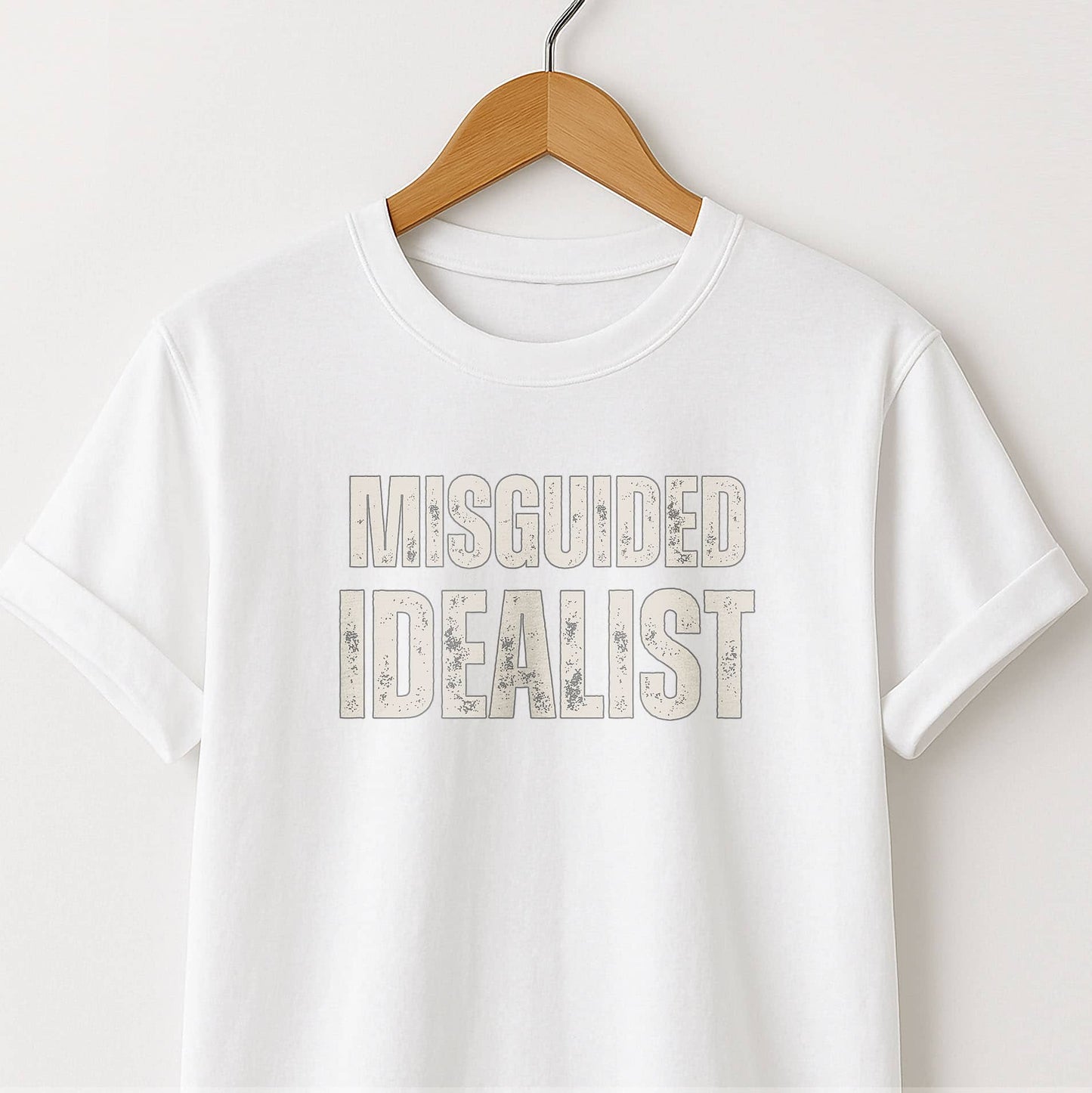 Misguided Idealist T-Shirt - Graphic Tee for Dreamers