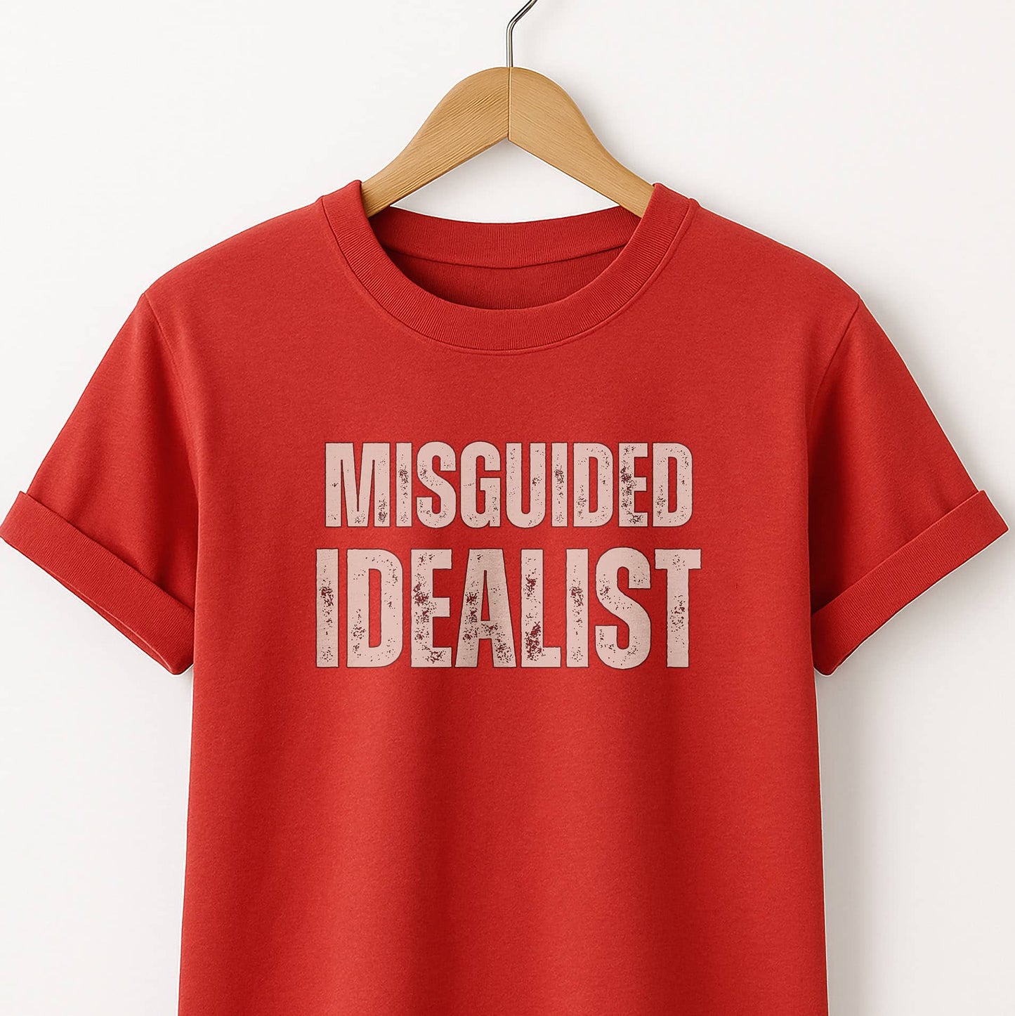 Misguided Idealist T-Shirt - Graphic Tee for Dreamers