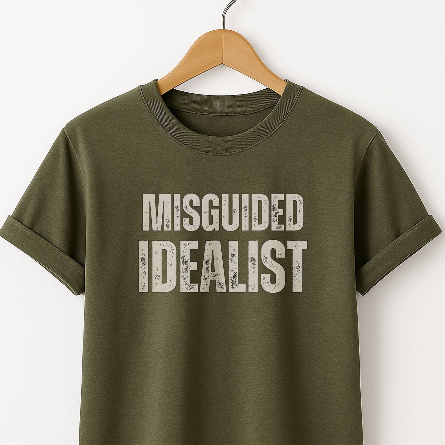Misguided Idealist T-Shirt - Graphic Tee for Dreamers
