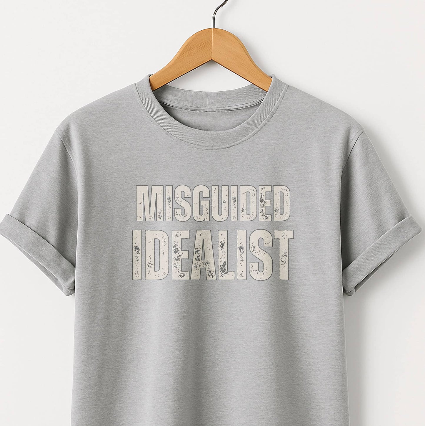 Misguided Idealist T-Shirt - Graphic Tee for Dreamers