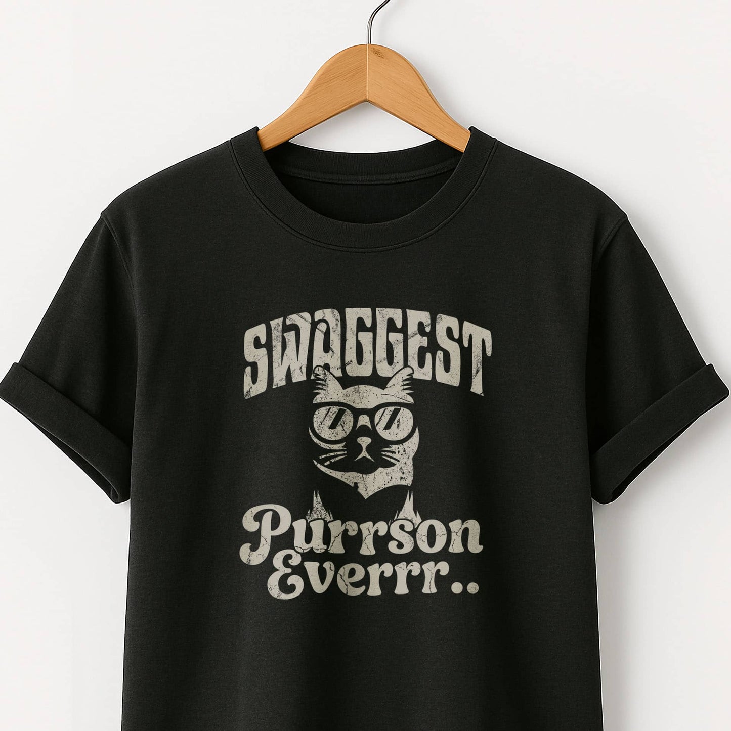 Swaggest Purrson Everr - T-Shirt