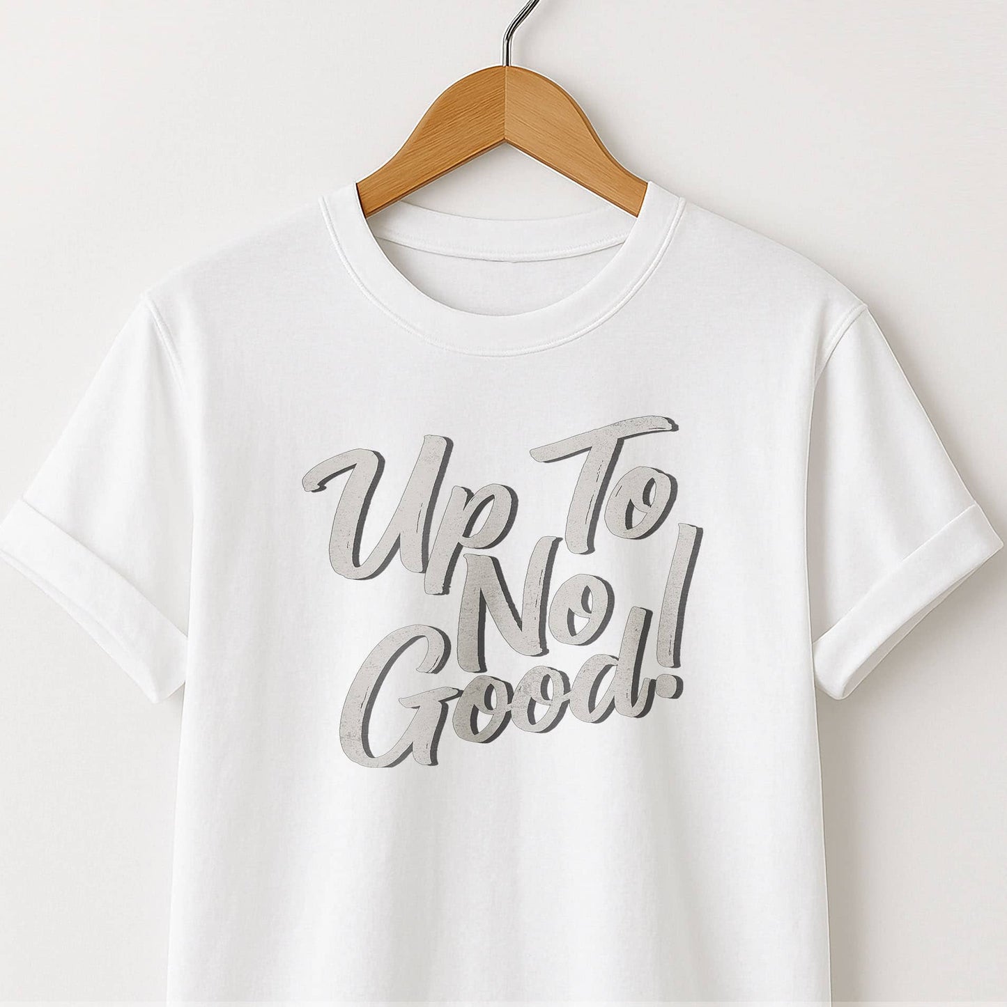 Up to No Good T-Shirt — Playful Mischief Graphic Tee