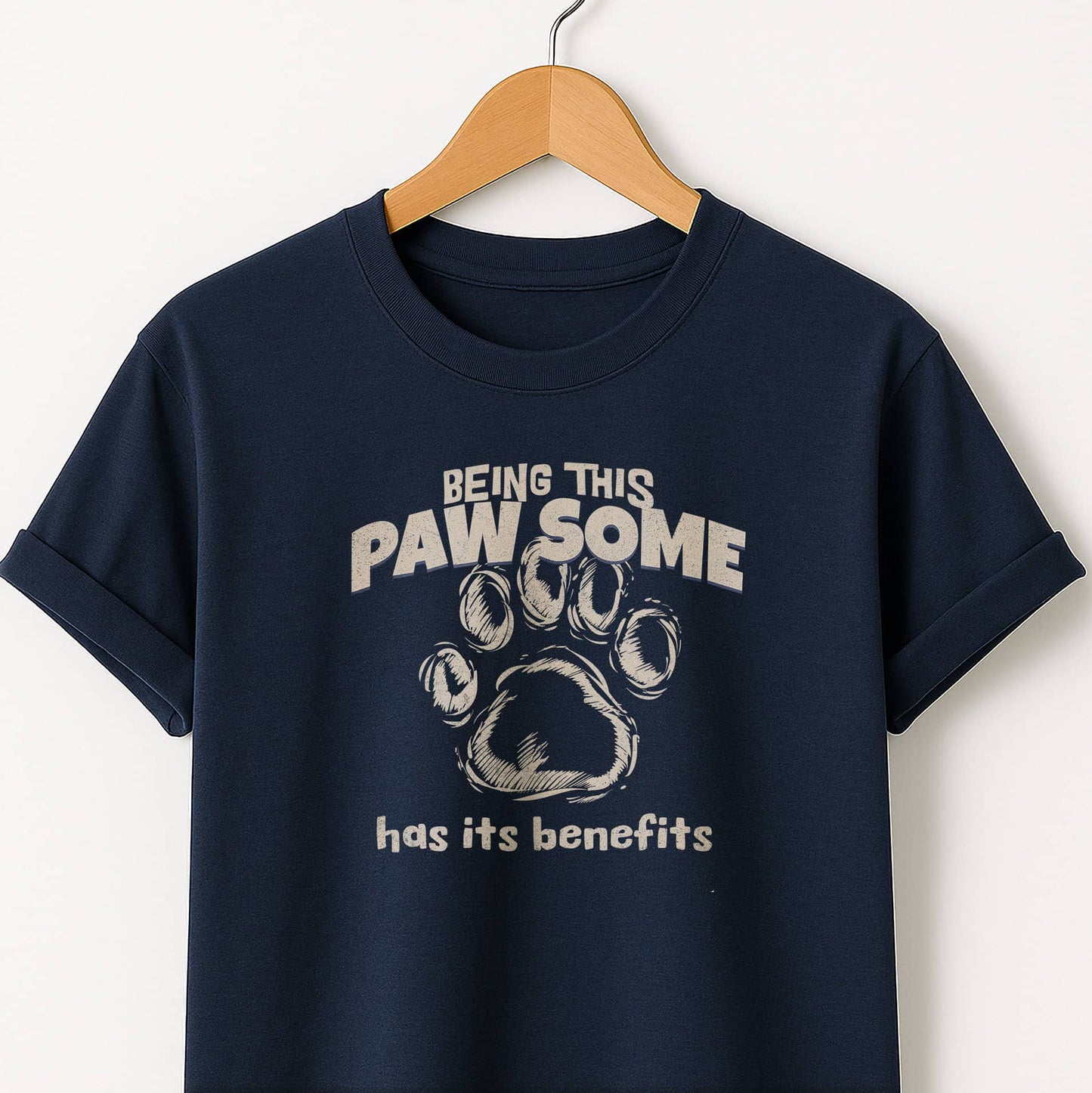 Being This Paw Some -  Funny Cat & Dog Pet Lover Tee