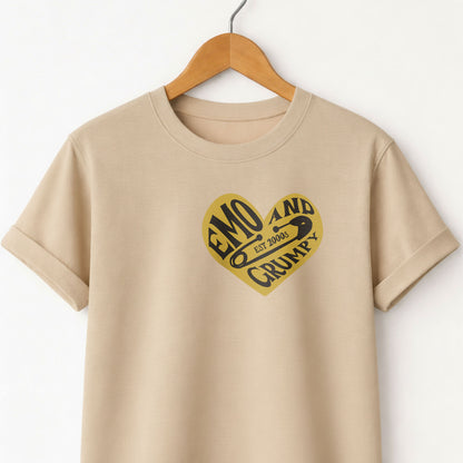 Emo & Grumpy T-Shirt — Moody Graphic Tee for Teens & Alternative Style