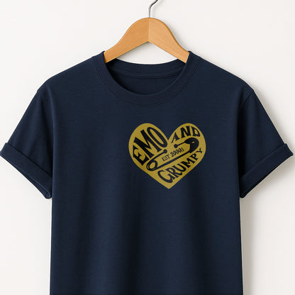 Emo & Grumpy T-Shirt — Moody Graphic Tee for Teens & Alternative Style