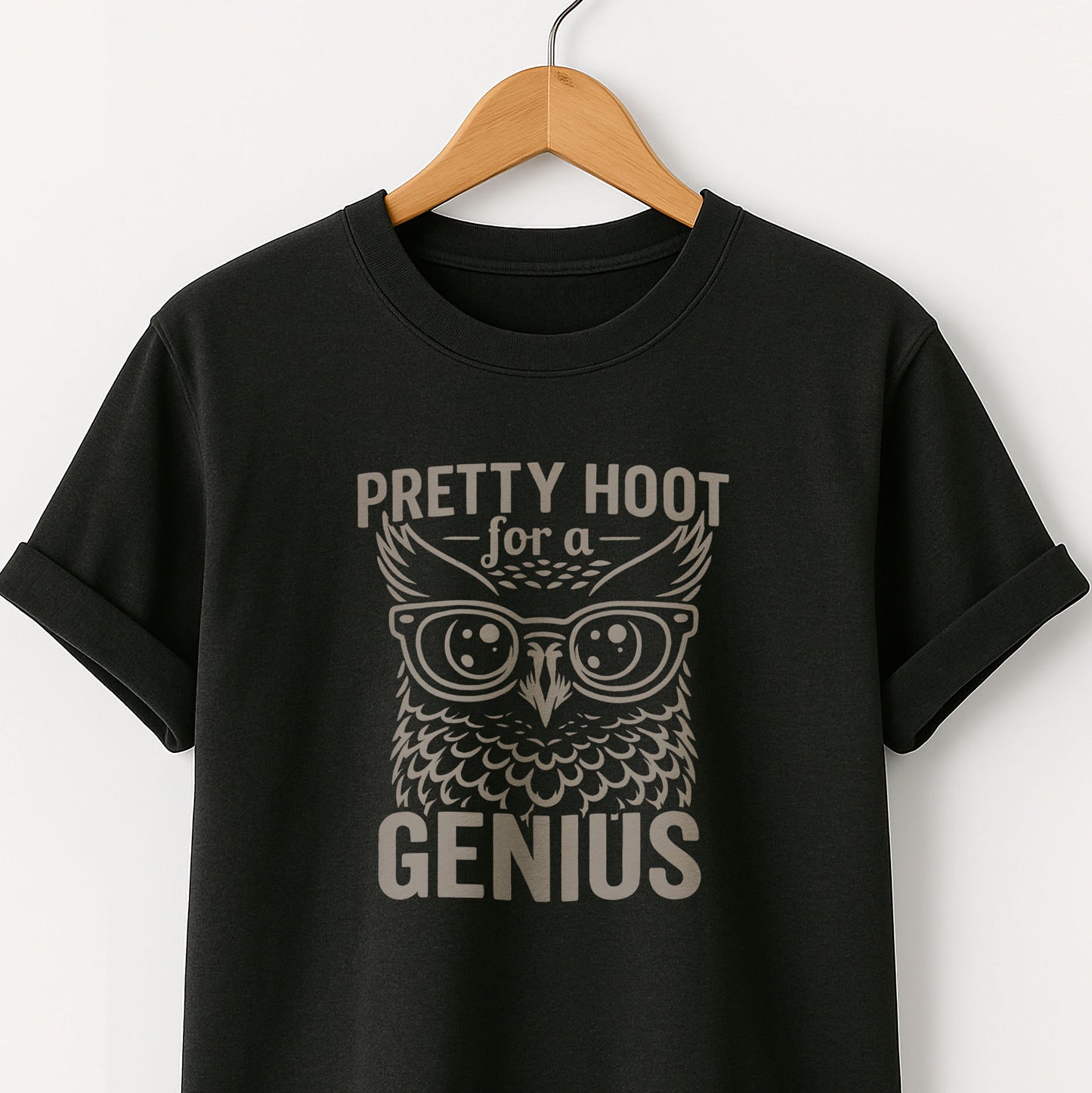 Pretty Hoot for a Genius T-Shirt