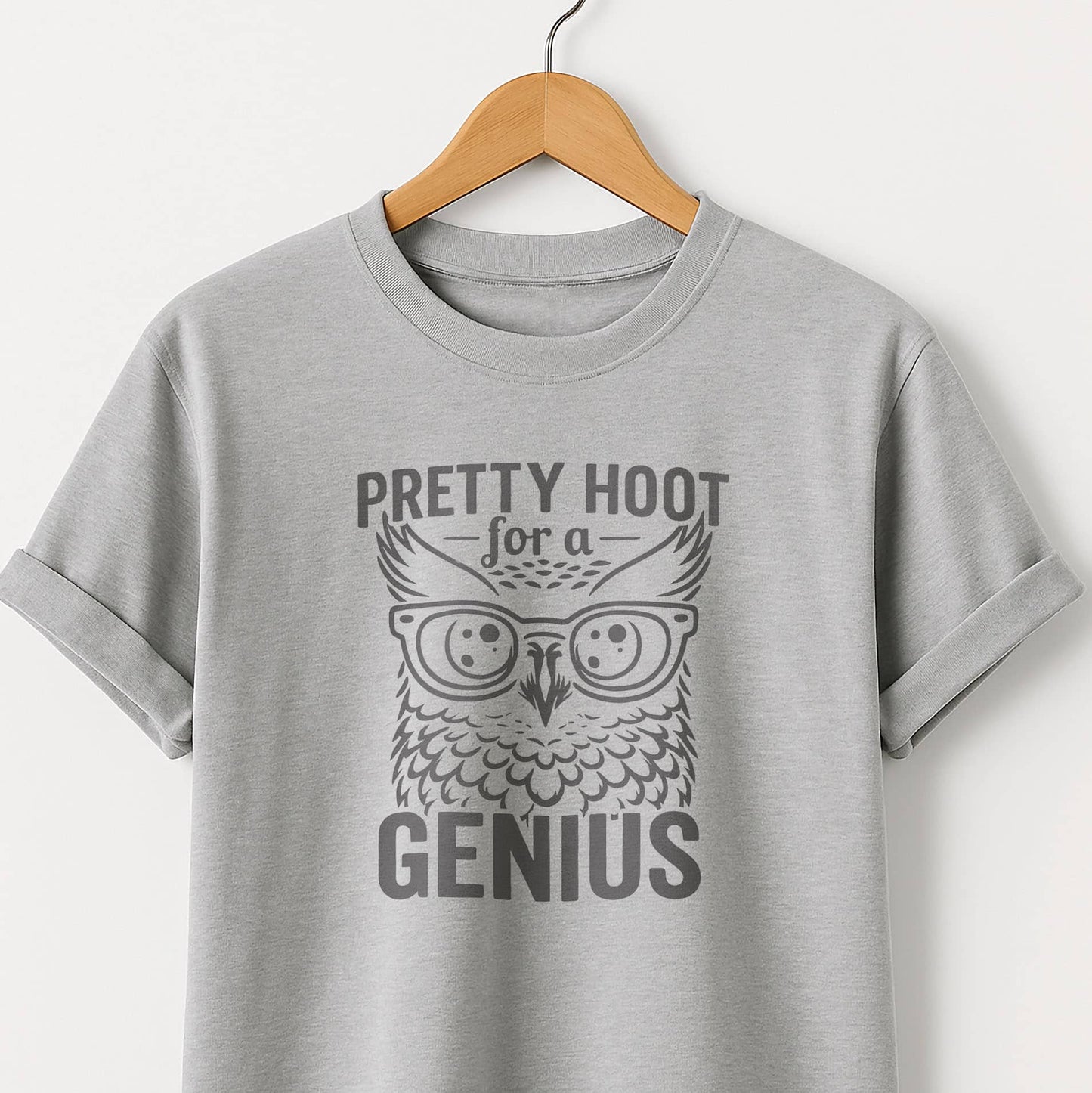 Pretty Hoot for a Genius T-Shirt