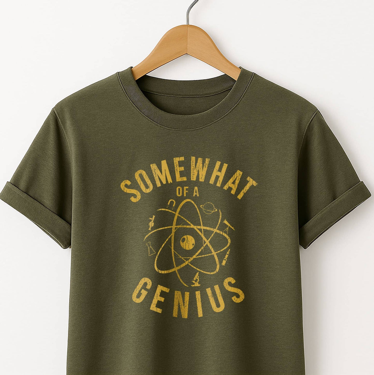 Somewhat of a Genius T-Shirt — Funny Clever Quote Tee