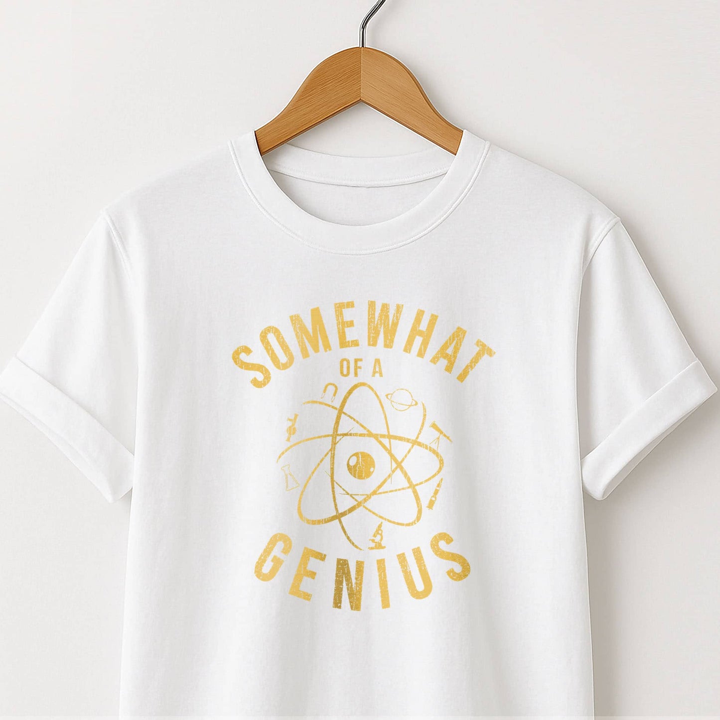 Somewhat of a Genius T-Shirt — Funny Clever Quote Tee