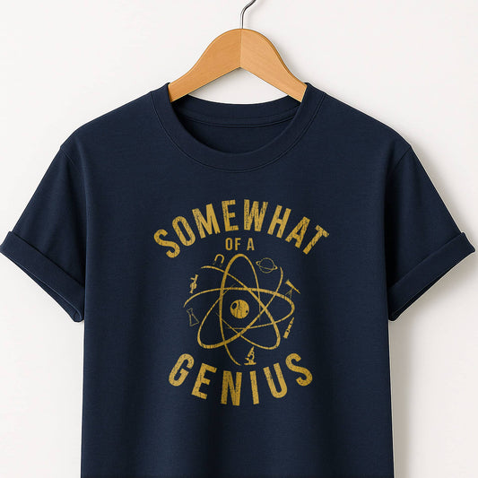 Somewhat of a Genius T-Shirt — Funny Clever Quote Tee