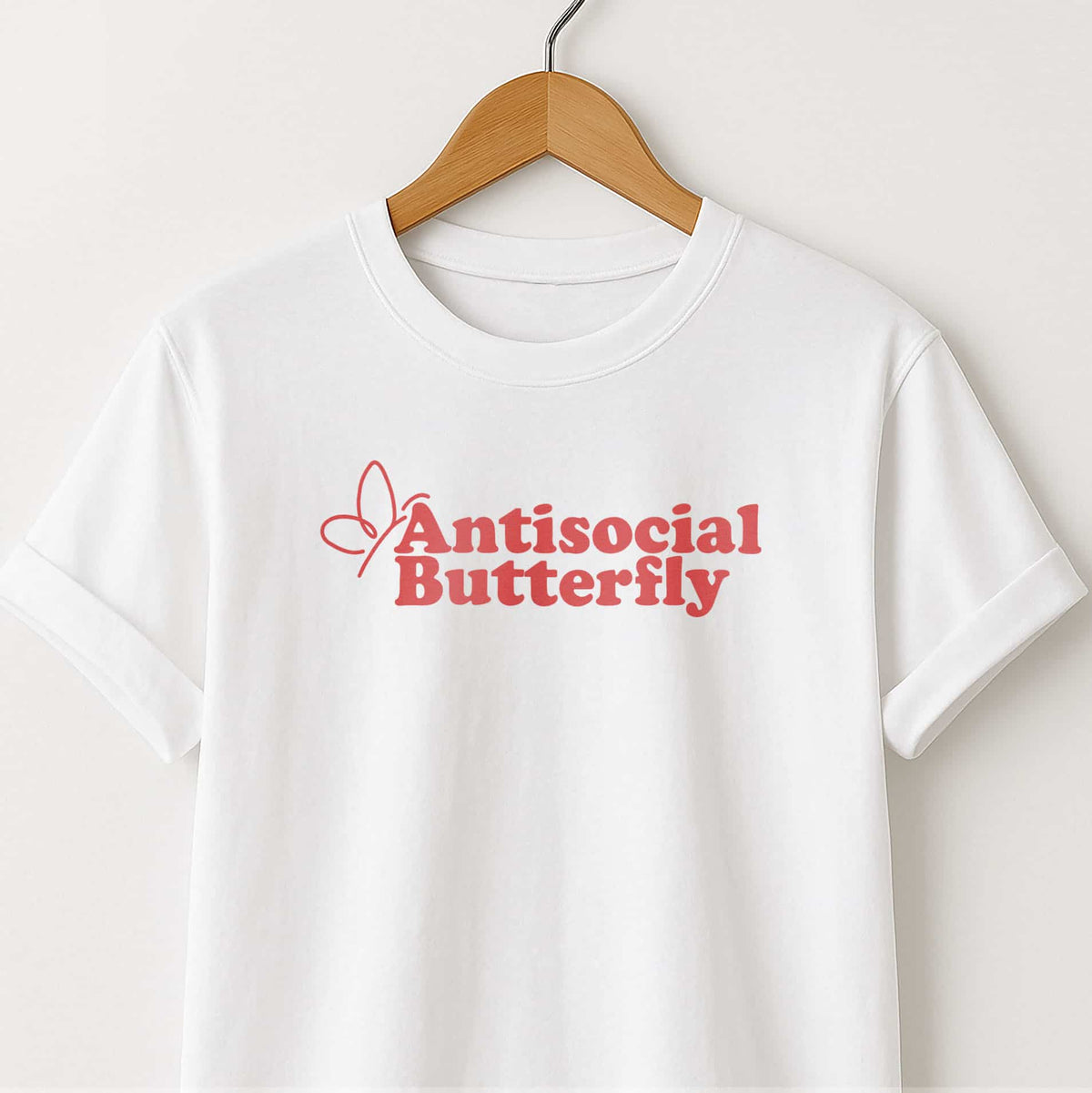 Antisocial Butterfly T-Shirt — Funny Introvert Tee