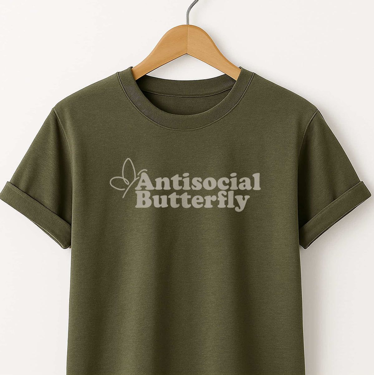 Antisocial Butterfly T-Shirt — Funny Introvert Tee