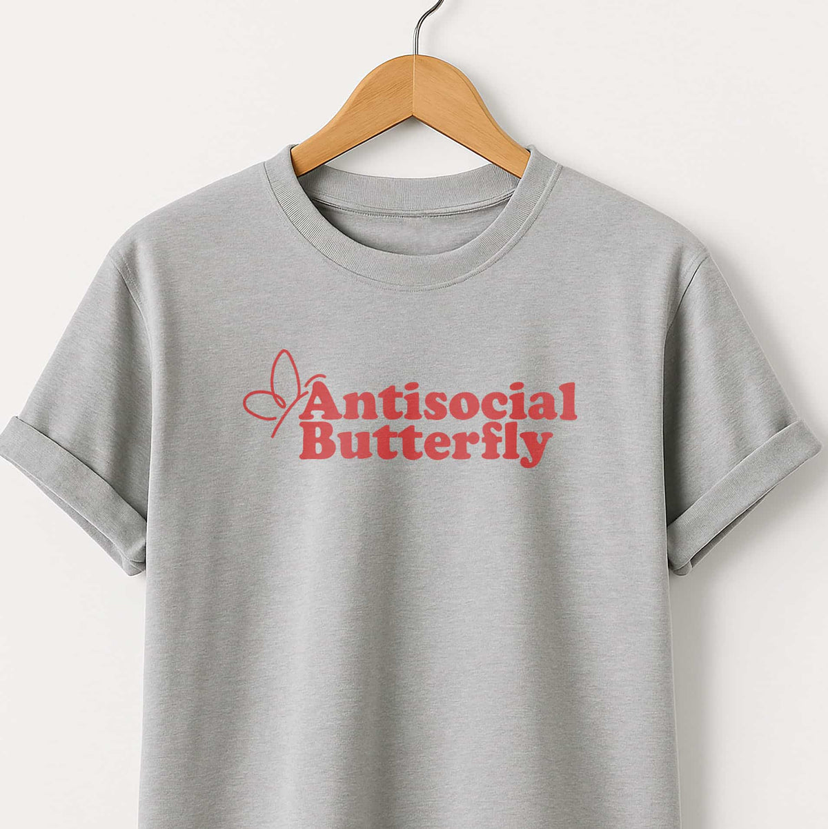 Antisocial Butterfly T-Shirt — Funny Introvert Tee
