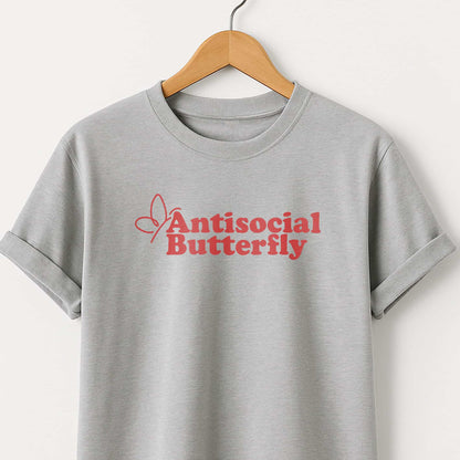 Antisocial Butterfly T-Shirt — Funny Introvert Tee