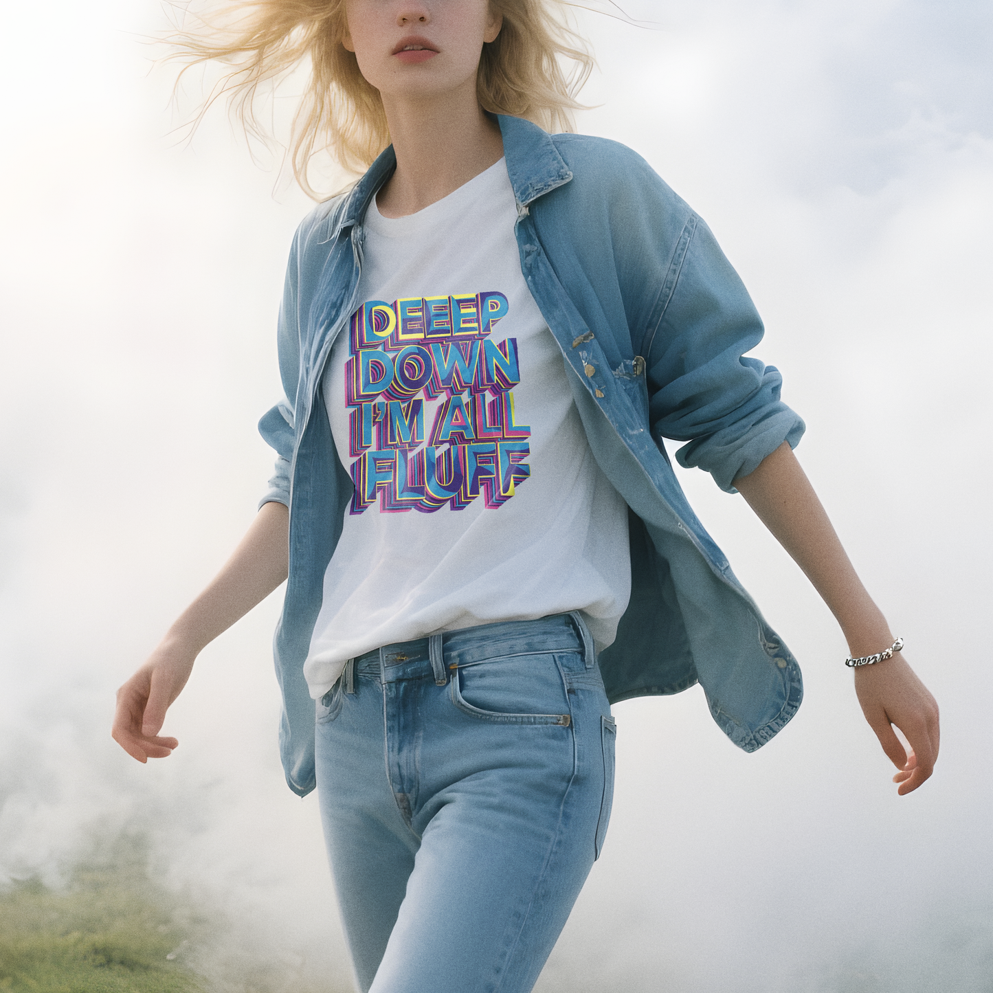 Deeep Down I'm All Fluff T-Shirt