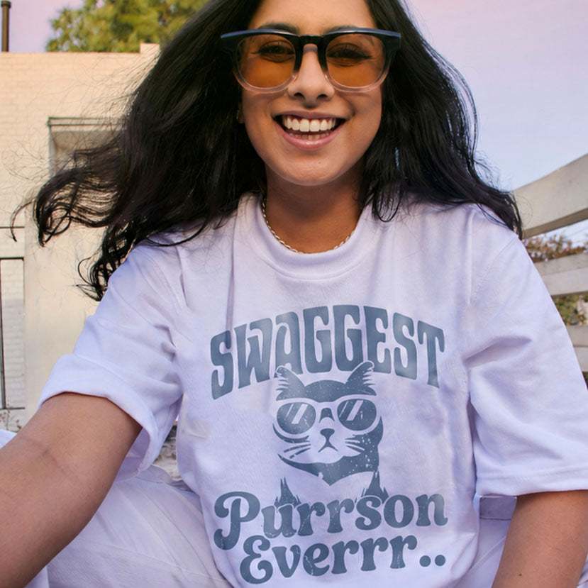 Swaggest Purrson Everr - T-Shirt