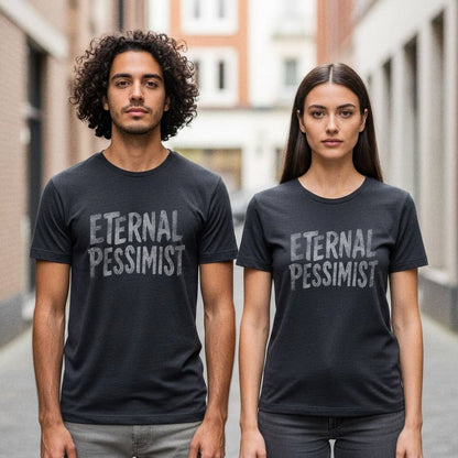 Eternal Pessimist T-Shirt — Dark Humor Graphic Tee