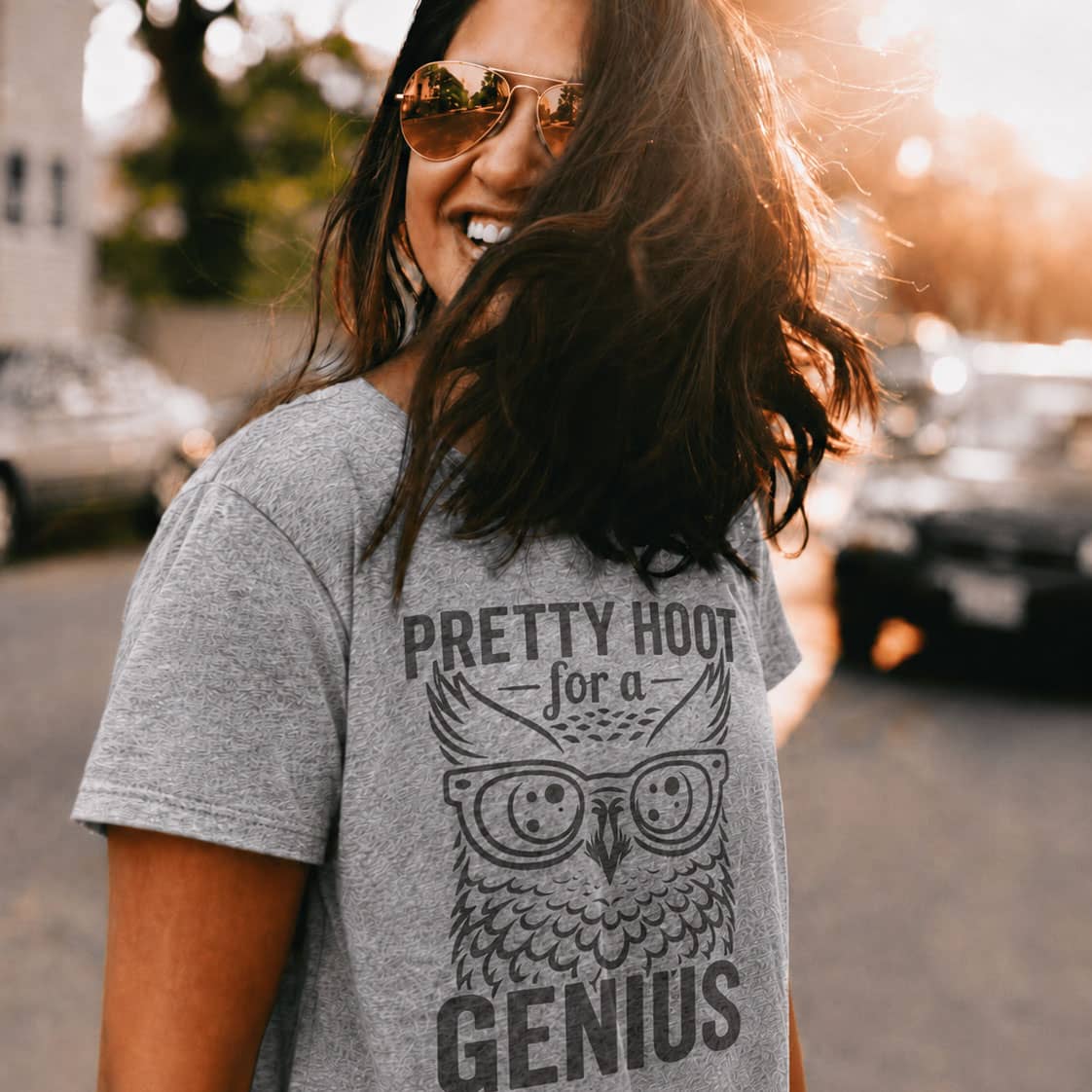 Pretty Hoot for a Genius T-Shirt