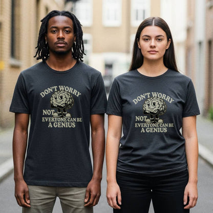 Don't Worry Not Everybody Can Be a Genius - T Shirt
