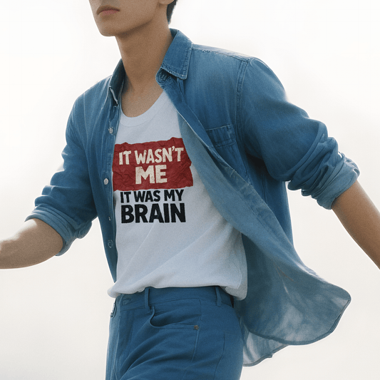 It Wasn't Me it Was My Brain T-Shirt