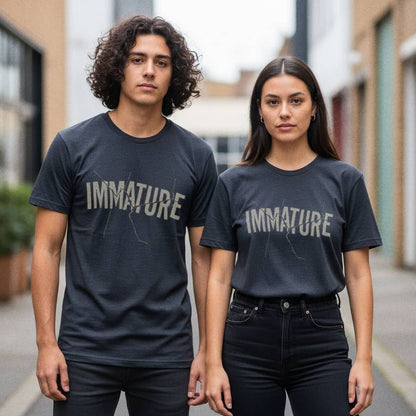 Immature Graphic T-Shirt — Self-Deprecating Funny Tee