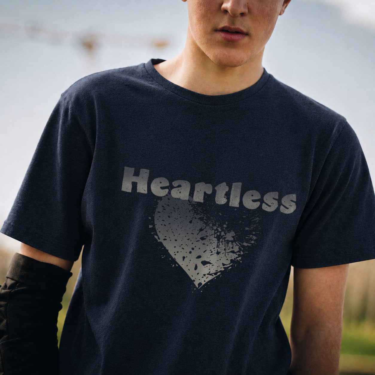 Heartless Graphic T-Shirt — Edgy Streetwear Tee