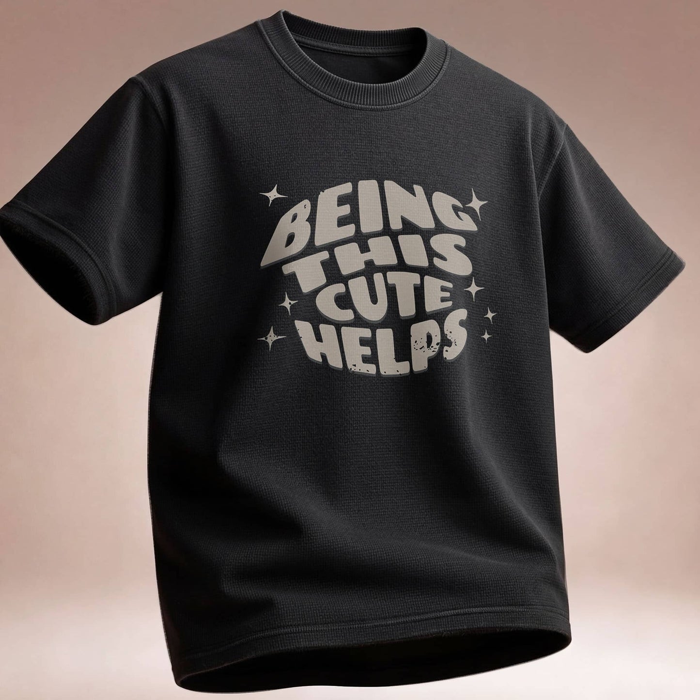 Being This Cute Helps - T-Shirt