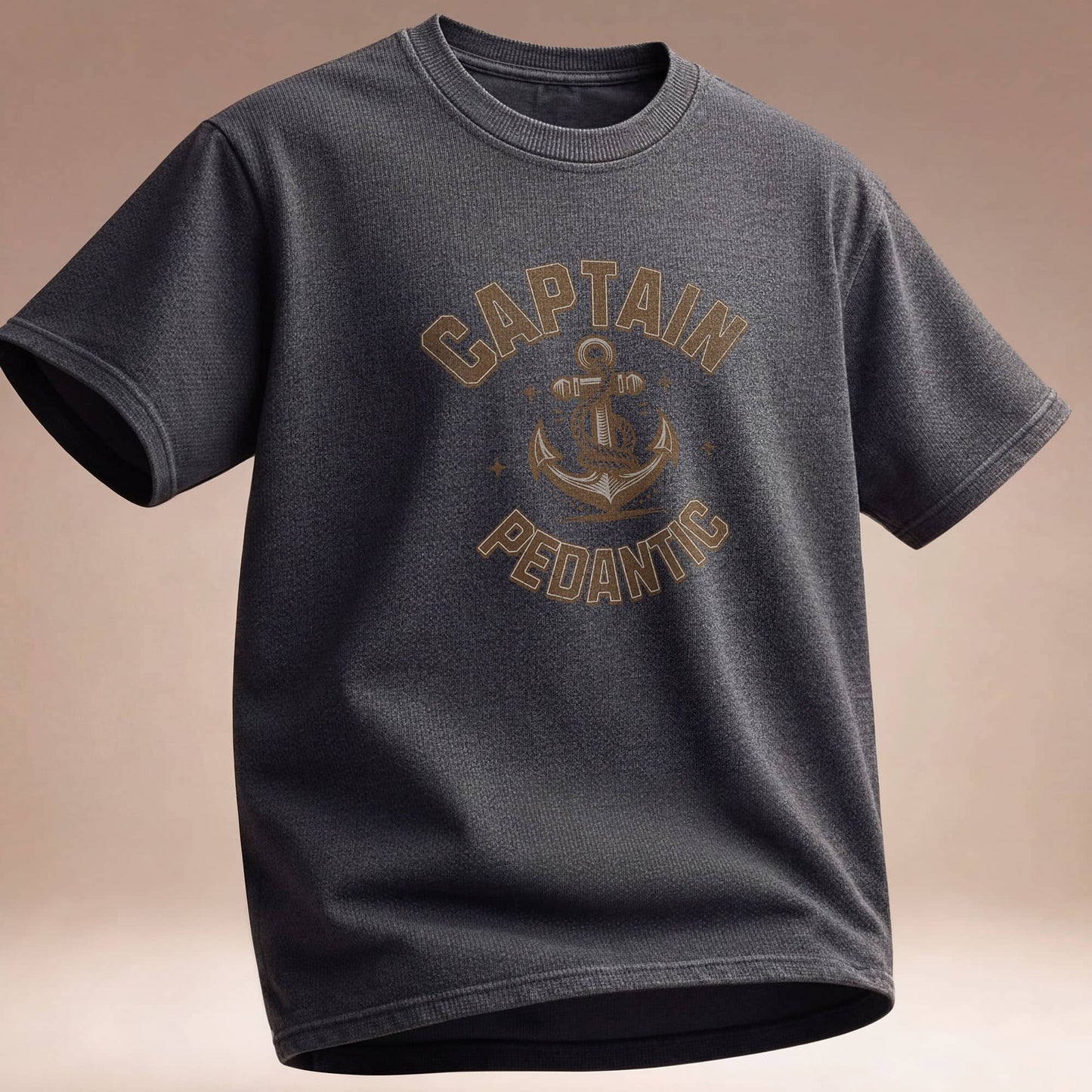Captain Pedantic T-Shirt — Funny Nerdy Captain Design