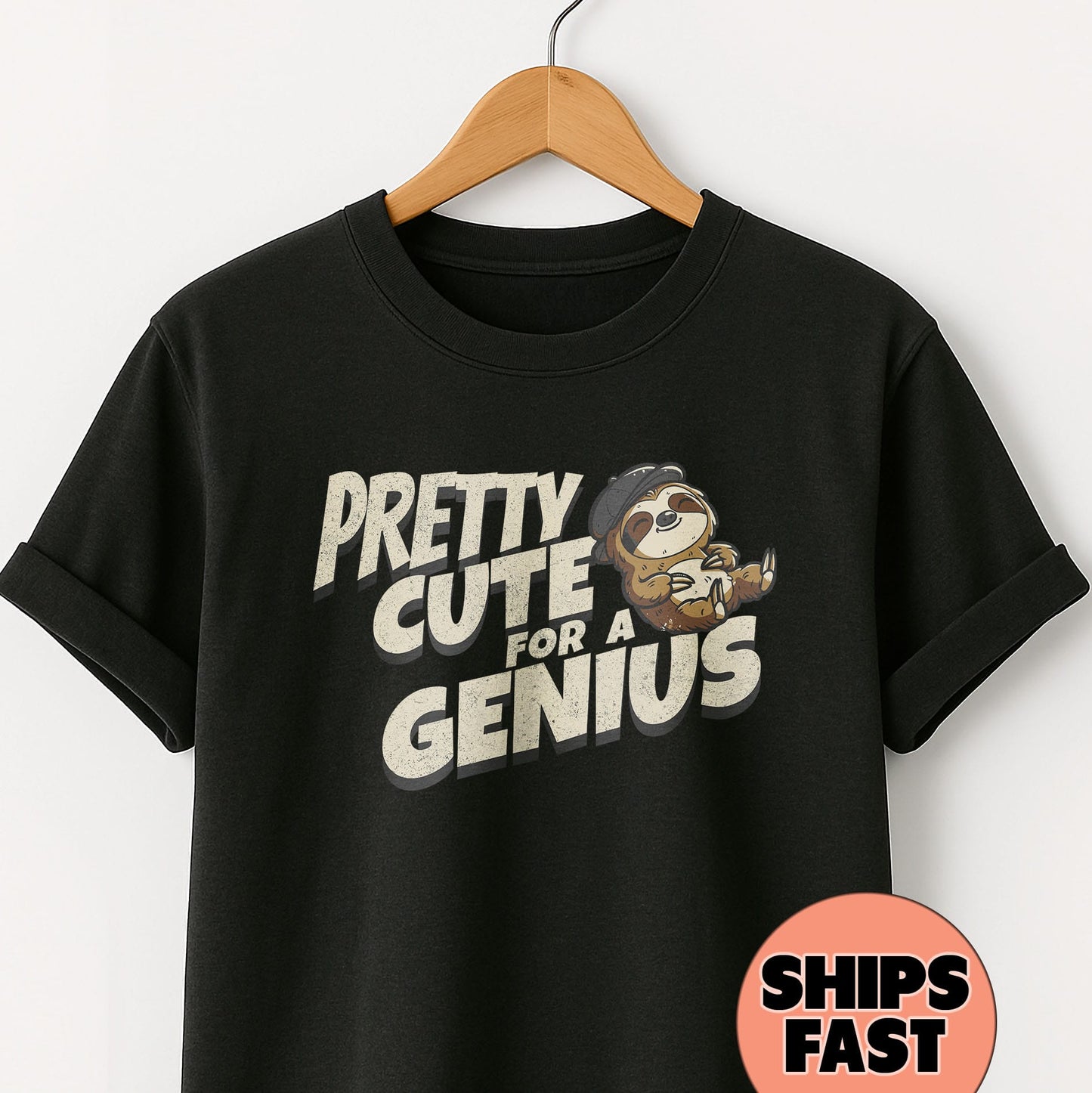 Pretty Cute for a Genius - T-Shirt