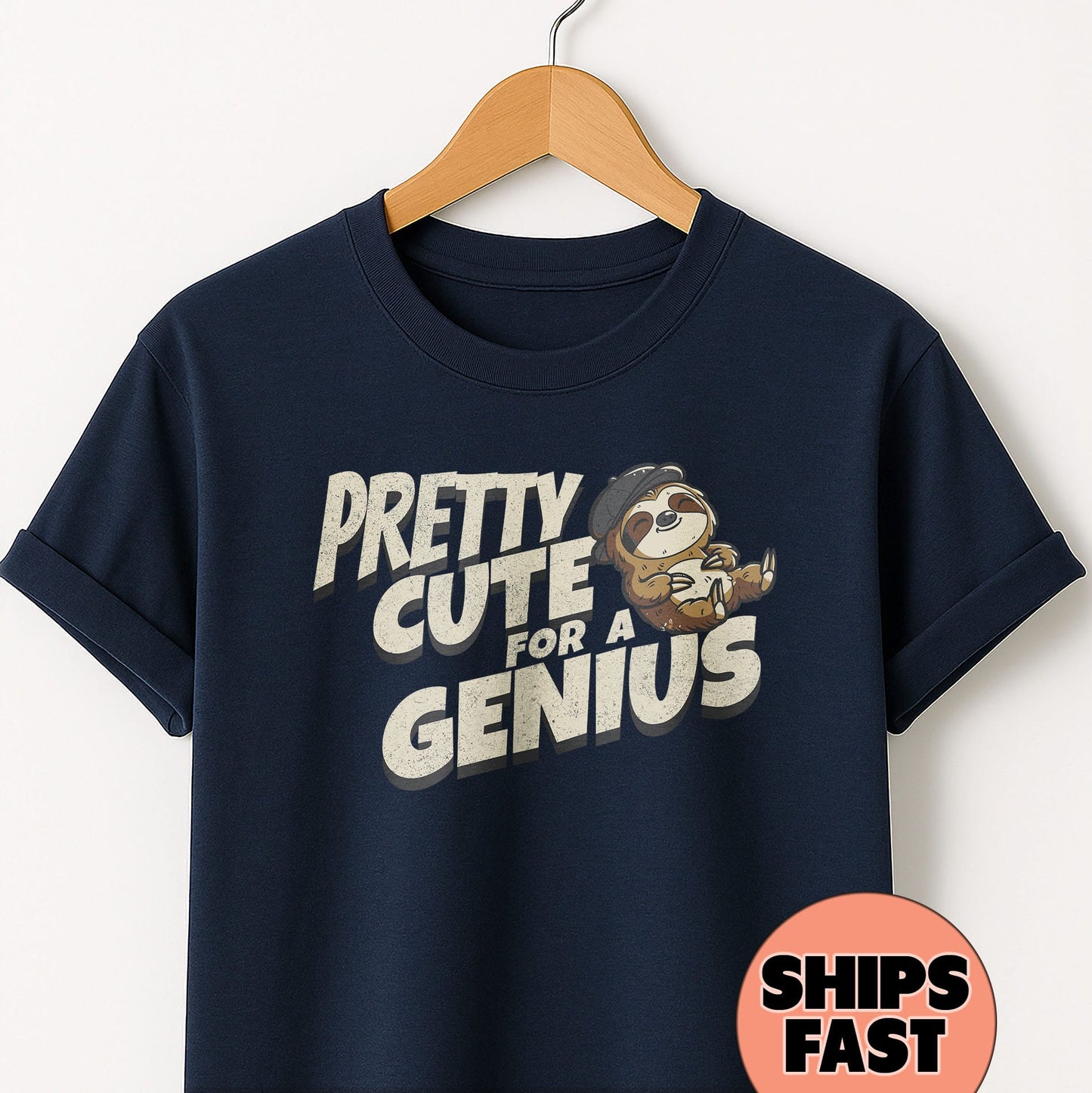Pretty Cute for a Genius - T-Shirt