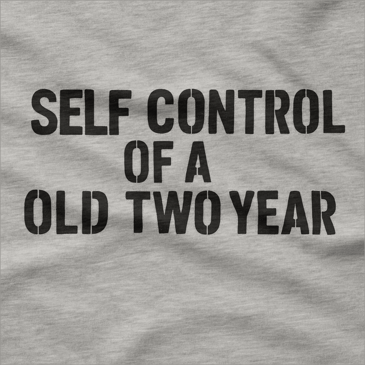 Self Control of a Two Year Old T-Shirt