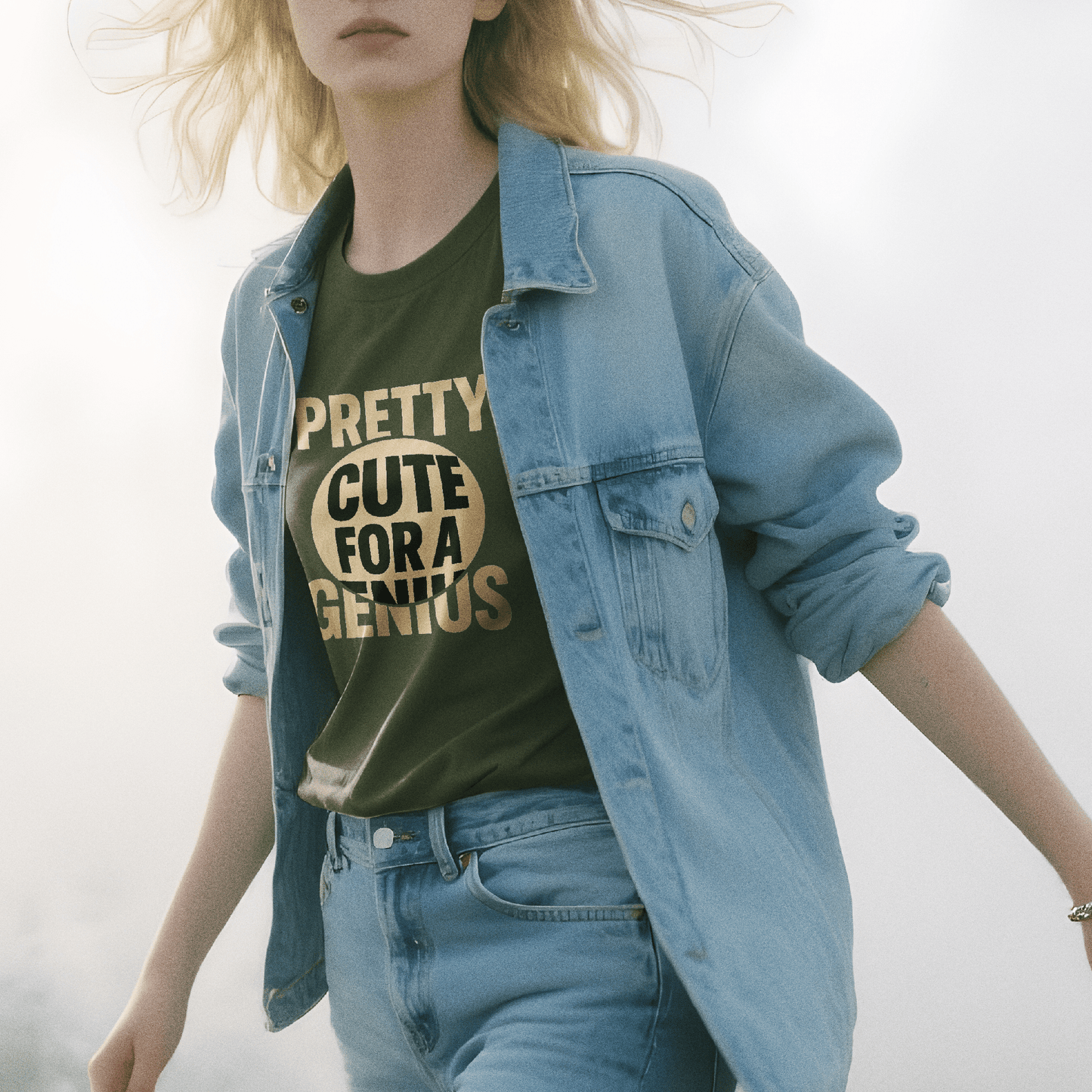 Pretty Cute for a Genius T-Shirt