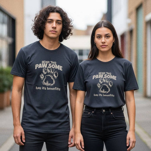 Being This Paw Some -  Funny Cat & Dog Pet Lover Tee