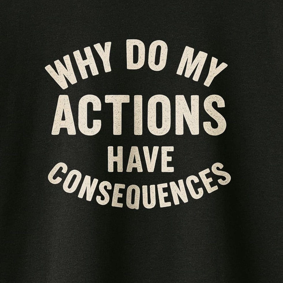 Why Do My ACTIONS Have CONSEQUENCES - T-Shirt